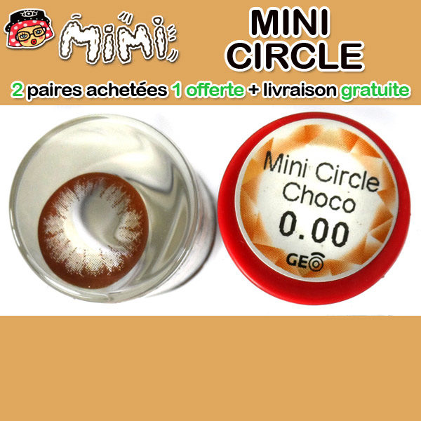 MIMI CIRCLE CHOCO LENTILLE CONTACT MARRON 14.2MM