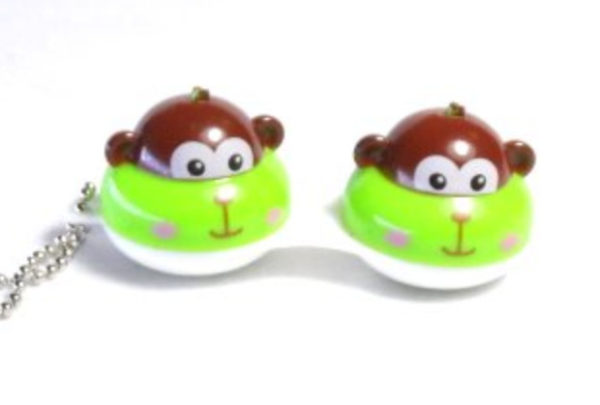 Etui Lentilles de Contact Porte-Cle Mio Friends Nano Monkey