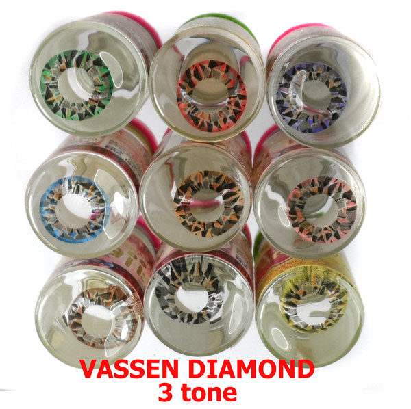 VASSEN DIAMOND 3 TONS VIOLET LENTILLE CONTACT MAUVE