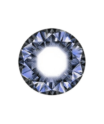 VASSEN DIAMOND BLEU LENTILLE CONTACT BLEUE